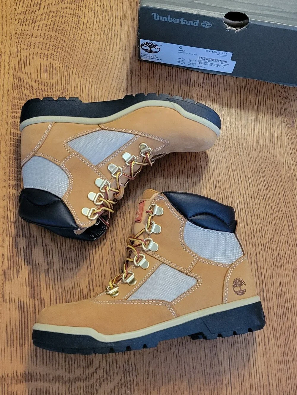 Timberland Field Boot 6 in Leather & Fabric - Wheat Nubuck